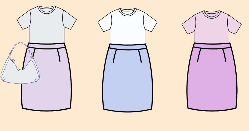 サマータイプが得意な配色例